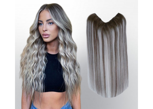 Trese de Par Natural V-Shape Diamond Balayage #9/Light Grey